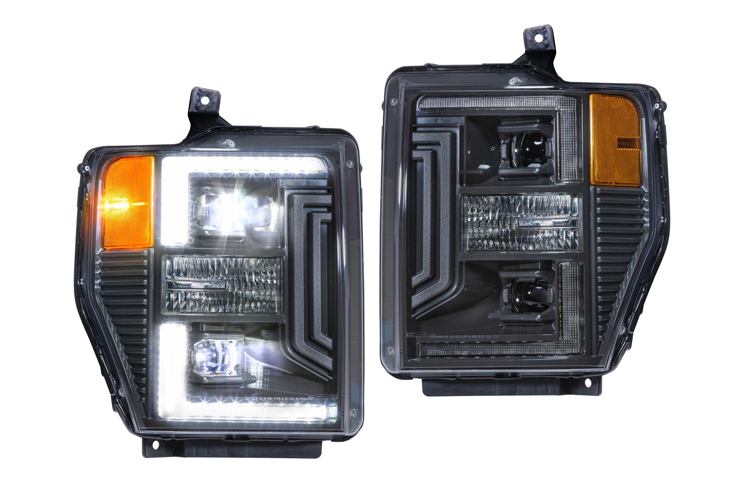 08-10 Super Duty XB Hybrid LED Headlights | HR LF555